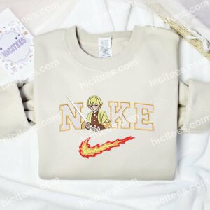 Agatsuma Zenitsu Kimetsu No Yaiba Anime Embroidered Shirt 1 Agatsuma Zenitsu Kimetsu No Yaiba Embroidered Shirt Anime Embroidered Shirt 2