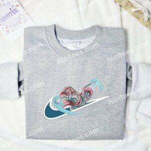 Akaza Kimetsu no Yaiba Embroidered Shirt, Anime Embroidered Shirt 2 Akaza Kimesu no Yaiba Embroidered Shirt Anime Embroidered Shirt 3