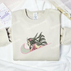 Angry Nezuko Kamado Kimetsu No Yaiba Anime Embroidered Shirt 1 Angry Nezuko Kamado Embroidered Shirt Anime Embroidered Shirt 2