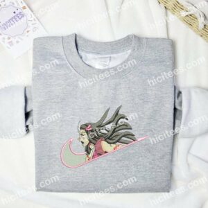 Angry Nezuko Kamado Kimetsu No Yaiba Anime Embroidered Shirt 2 Angry Nezuko Kamado Embroidered Shirt Anime Embroidered Shirt 3