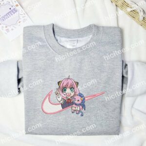 Anya Forger And Spy x Family Embroidered Shirt, Anime Embroidered Hoodie 2 Anya Forger And Spy x Family Embroidered Shirt Anime Embroidered Hoodie 3