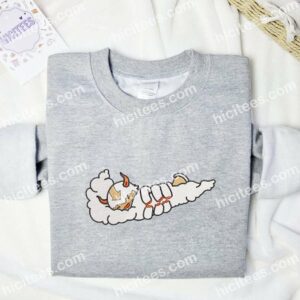 Appa Avatar Embroidered Shirt Anime Embroidered Shirt 3