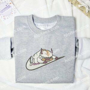 Appa Avatar The Last Air Bender Embroidered Shirt, Anime Embroidered Shirt 2 Appa Avatar The Last Air Bender Embroidered Shirt Anime Embroidered Shirt 3