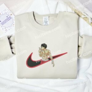 Baki Hanma Anime Embroidered Shirt 1 Baki Hanma Embroidered Sweatshirt Anime Embroidered Sweatshirt 2