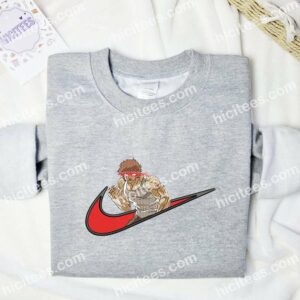 Baki Hanma Laser Eyes Embroidered Shirt Anime Embroidered Shirt 2