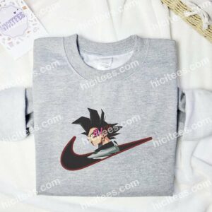 Black Goku Dragon Ball Anime Embroidered Shirt 2 Black Goku Dragon Balls Embroidered Shirt Anime Embroidered Shirt 3