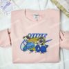 Blastoise Pokemon Anime Embroidered Shirt