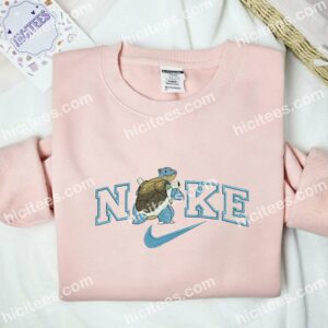 Blastoise Pokemon Embroidered Hoodie Anime Embroidered Shirt 3