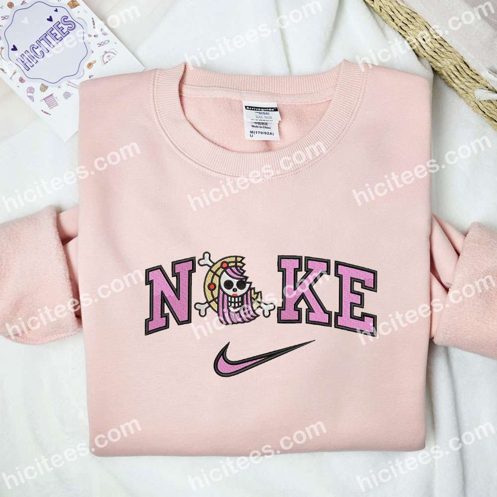 Bonney Jolly Roger One Piece Anime Embroidered Shirt Bonney Jolly Roger One Piece Anime Embroidered Shirt