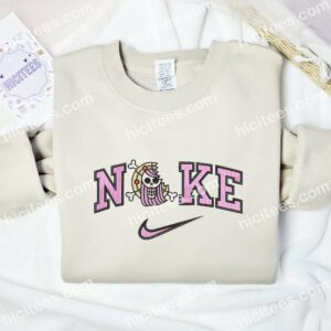 Bonney Jolly Roger One Piece Anime Embroidered Shirt 1 Bonney Pirate Logo One Piece Embroidered Shirt Anime Embroidered Shirt 2