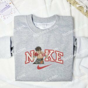 Takeshi Hajime no Ippo Anime Embroidered Shirt 2 Boxer Takeshi Hajime no Ippo Embroidered Shirt Anime Embroidered Shirt 3