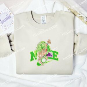 Broly Dragon Ball Anime Embroidered Shirt 1 Broly Vegeta Dragon Balls Embroidered Shirt Anime Embroidered Shirt 2
