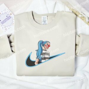 Buggy One Piece Anime Embroidered Shirt 1 Buggy One Piece Embroidered Shirt Anime Embroidered Shirt 2