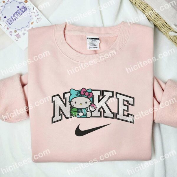 Bulbasaur Hello Kitty Pokemon Anime Embroidered Shirt
