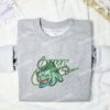 Bulbasaur Pokemon Anime Embroidered Shirt