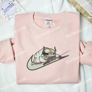 Appa Avatar Anime Embroidered Shirt 1 Appa Chunin Embroidered Shirt Anime Embroidered Hoodie 2