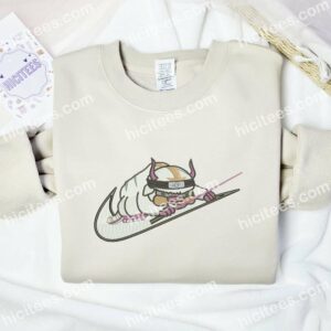 Appa Avatar Anime Embroidered Shirt 2 Appa Chunin Embroidered Shirt Anime Embroidered Hoodie 3