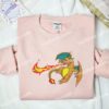Charizard Fire Pokemon Anime Embroidered Shirt