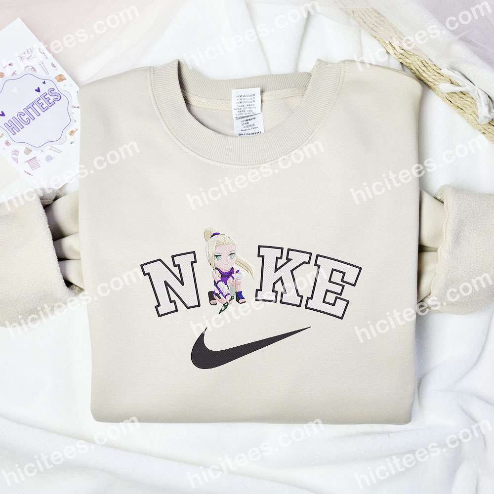 Ino Yamanaka Chibi Naruto Anime Embroidered Shirt Ino Yamanaka Chibi Naruto Anime Embroidered Shirt