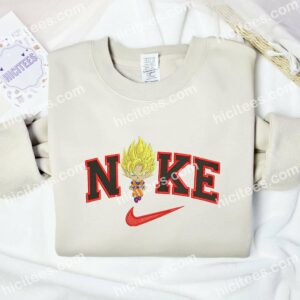 Goku Saiyan Chibi Dragon Ball Anime Embroidered Shirt 1 Chibi Saiyan Goku Embroidered Shirt Anime Embroidered Shirt 2