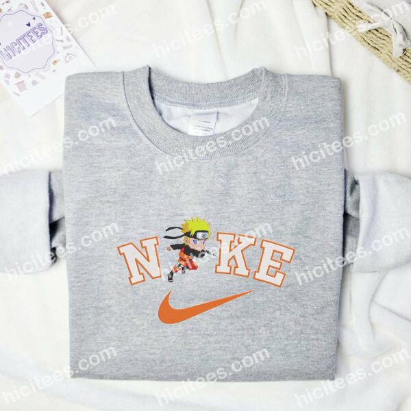 Naruto Chibi Naruto Anime Embroidered Shirt