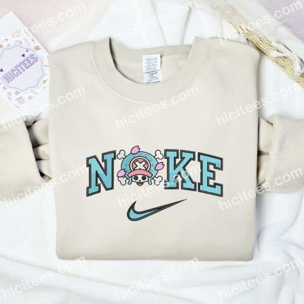 Chopper One Piece Anime Embroidered Shirt