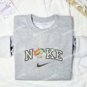 Cyndaquil Pokemon Anime Embroidered Shirt 1 Cyndaquil Pokemon Embroidered Hoodie Anime Embroidered T shirt 2