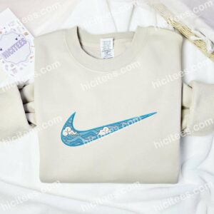 Demon Slayer Swoosh Embroidered Shirt Anime Embroidered Shirt 2