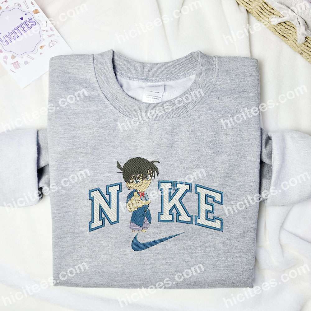 Edogawa Conan Detective Conan Anime Embroidered Shirt Edogawa Conan Detective Conan Anime Embroidered Shirt
