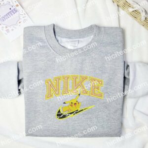 Pikachu Pokemon Anime Embroidered Shirt