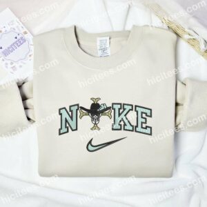 Dracule Mihawk One Piece Anime Embroidered Shirt 1 Dracule Mihawk Logo One Piece Embroidered Shirt Anime Embroidered Shirt 2