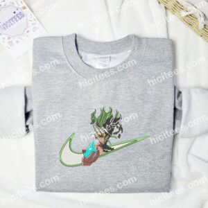 Dr Stone Embroidered Shirt Anime Embroidered Hoodie 3