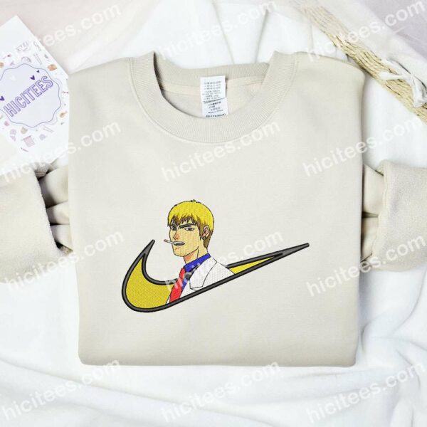 Eikichi Onizuka Great Teacher Onizuka Anime Embroidered Shirt