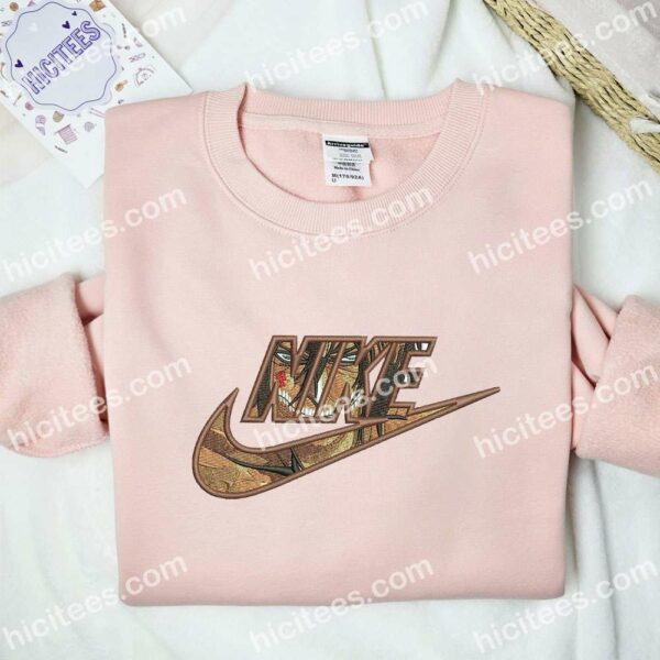 Eren Yeager Attack On Titan Anime Embroidered Shirt