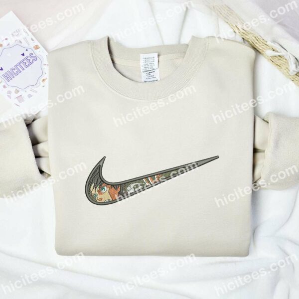 Eren Yeager Attack On Titan Anime Embroidered Shirt