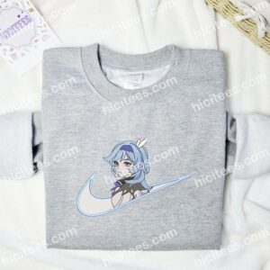 Eula Genshin Impact Embroidered Shirt Anime Embroidered Shirt 3
