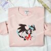 From Charmander To Charizard Pokemon Anime Embroidered Shirt