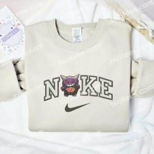 Gengar Akatsuki Pokemon Anime Embroidered Shirt 1 Gengar Akatsuki Pokemon Embroidered Shirt Anime Embroidered Shirt 2