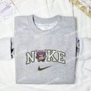 Gengar Akatsuki Pokemon Anime Embroidered Shirt 2 Gengar Akatsuki Pokemon Embroidered Shirt Anime Embroidered Shirt 3