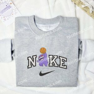 Gengar Basketball Pokemon Anime Embroidered Shirt 1 Gengar Basketball Pokemon Embroidered Shirt Anime Embroidered Shirt 2
