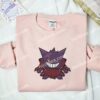 Gengar Hashirama Pokemon Anime Embroidered Shirt
