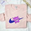 Gengar Pokemon Anime Embroidered Shirt