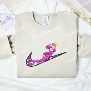 Giorno Giovanna JoJo's Bizarre Adventure Anime Embroidered Shirt 1 Giorno Giovanna JoJos Bizarre Adventure Embroidered Shirt Anime Embroidered Shirt 2