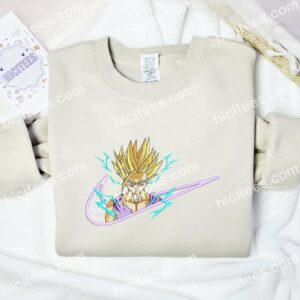 Gohan Super Saiyan Dragon Ball Anime Embroidered Shirt 1 Gohan Super Saiyan Dragon Ball Embroidered Shirt Anime Embroidered Shirt 2