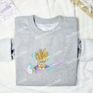 Gohan Super Saiyan Dragon Ball Anime Embroidered Shirt 2 Gohan Super Saiyan Dragon Ball Embroidered Shirt Anime Embroidered Shirt 3