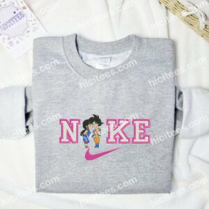 Goku And Chichi Kiss Dragon Ball Anime Embroidered Shirt 1 Goku And Chichi Kiss Embroidered Shirt Anime Embroidered Shirt 2