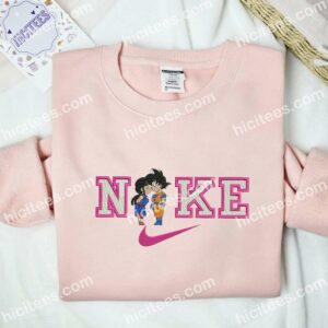 Goku And Chichi Kiss Dragon Ball Anime Embroidered Shirt 2 Goku And Chichi Kiss Embroidered Shirt Anime Embroidered Shirt 3