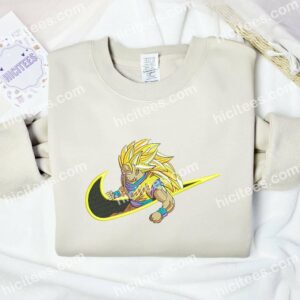 Goku Super Saiyan 3 Dragon Ball Anime Embroidered Shirt 1 Goku Angry Dragon Ball Embroidered Shirt Anime Embroidered Hoodie 2