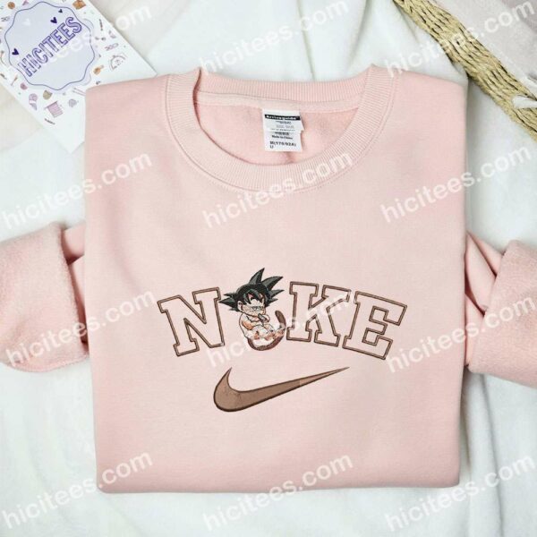 Goku Baby Dragon Ball Anime Embroidered Shirt