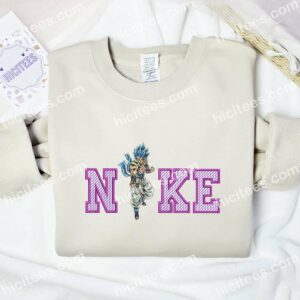 Goku Blue Dragon Ball Anime Embroidered Shirt 1 Goku Blue Dragon Ball Embroidered Shirt Anime Embroidered Shirt 2